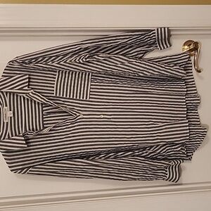 Coldwater Creek Blouse,size2X,Denim&white